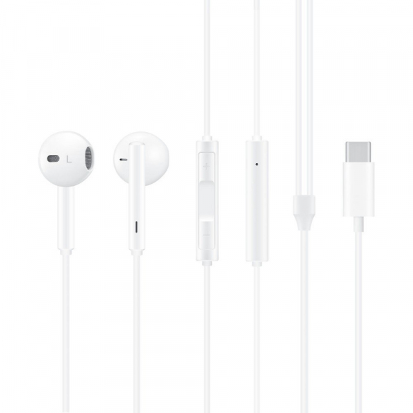 Handsfree USB-C Huawei CM33, Alb