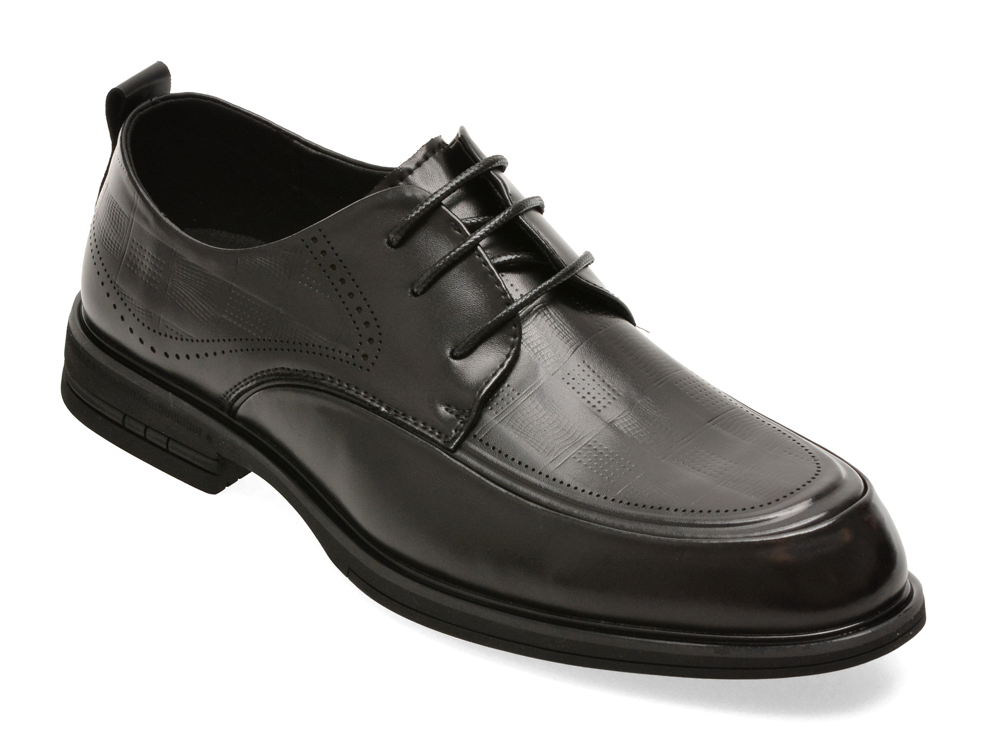 Pantofi eleganti BITE THE BULLET negri, 89628, din piele naturala