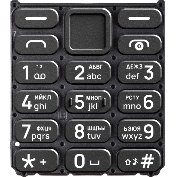 Tastatura Chirilica HMD 110 / Nokia 110 4G (2024), Neagra, Service Pack SP20Z14Z1467S