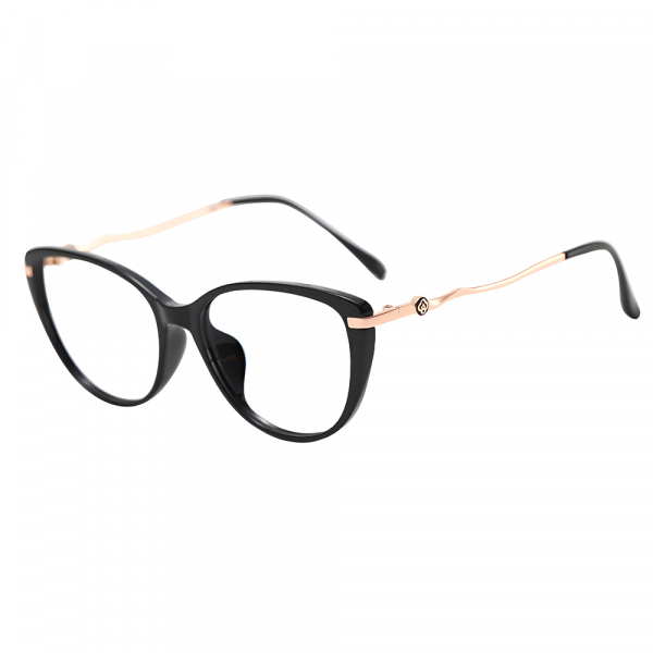 Ochelari De Calculator Dama Techsuit 86162, Anti-Blue Light, Negri Aurii
