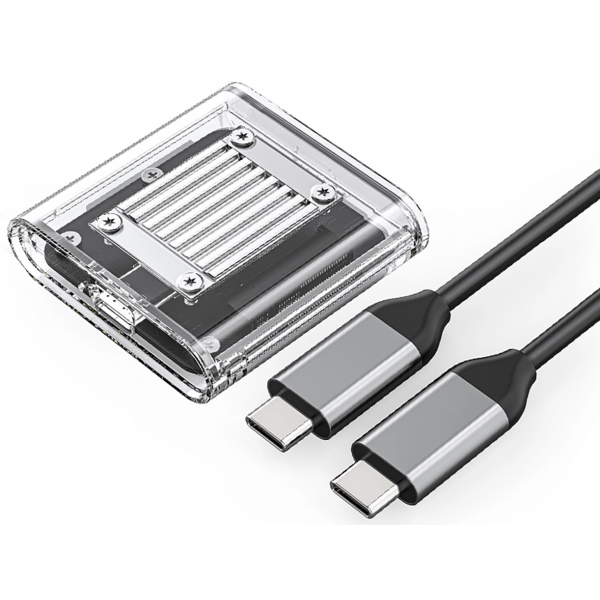 Rack Orico TC20-M2-10G pentru SSD M.2 NVMe 2230, Transparent