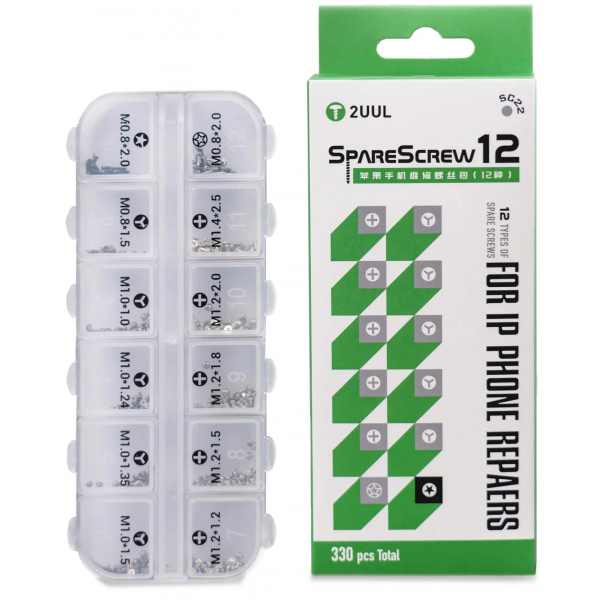 Suruburi 2UUL SC22 pentru Apple iPhone Series, 330in1