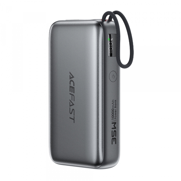 Baterie Externa Acefast M32, 10000mAh, 35W, PD , 2 x USB-C, Gri