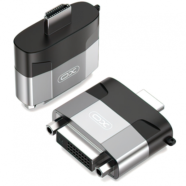 Adaptor Video XO Design GB013, HDMI - DVI, 1080P, Gri