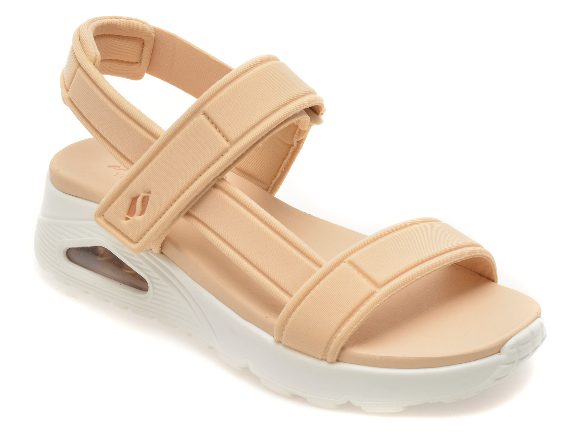 Sandale SKECHERS portocalii, UNO, din material textil