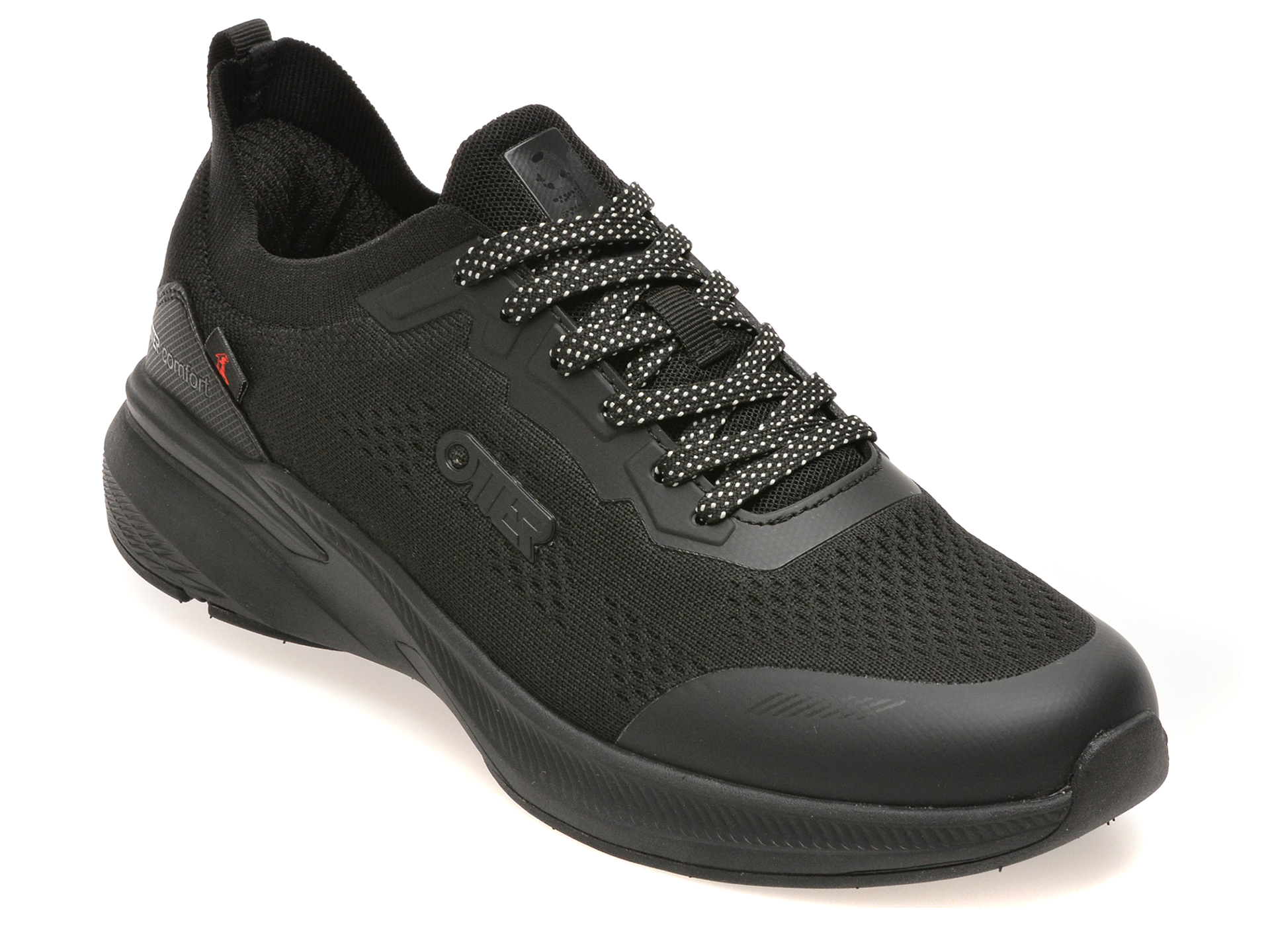 Pantofi sport OTTER negri, 30359, din material textil