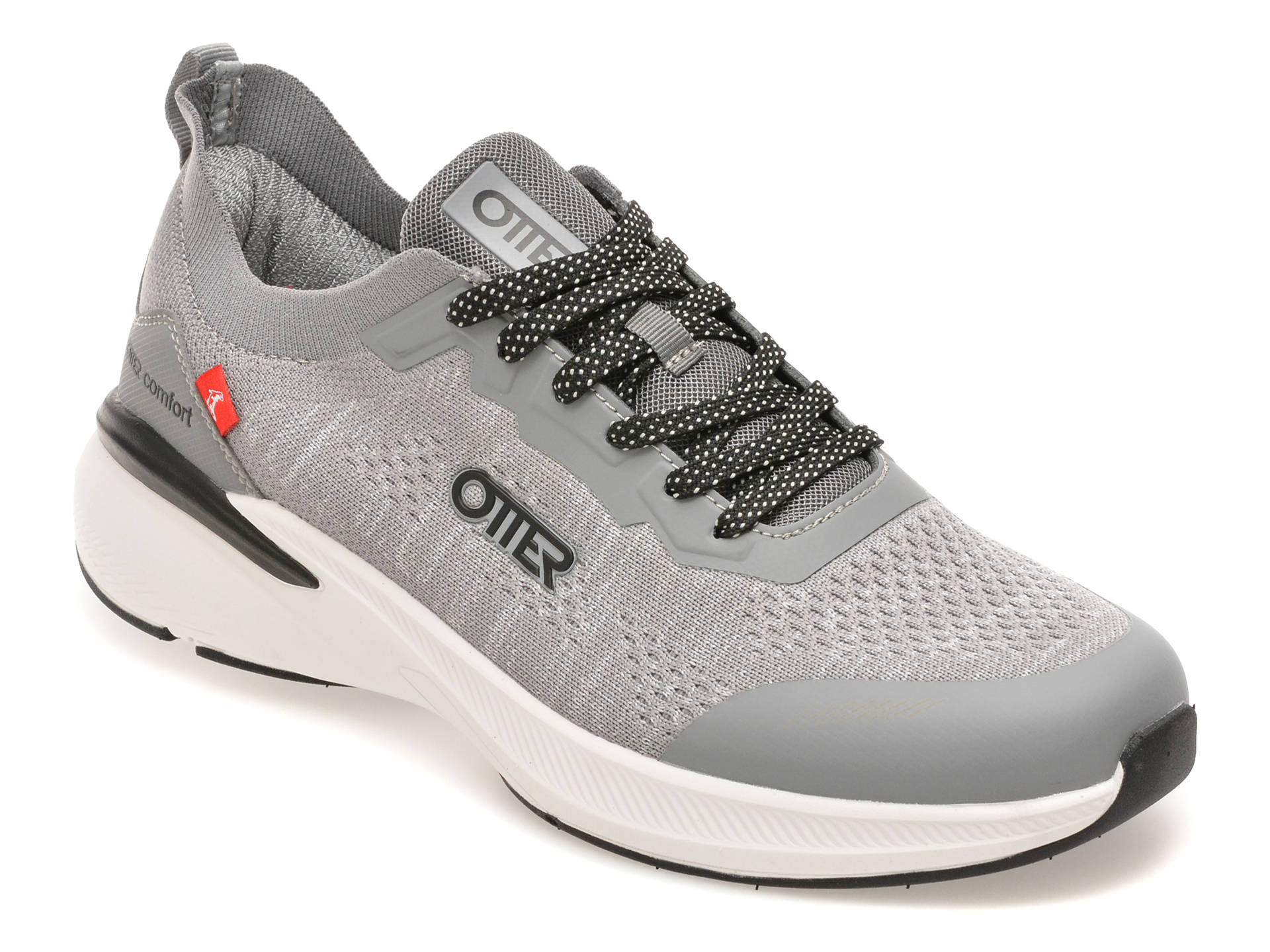 Pantofi sport OTTER gri, 30359, din material textil