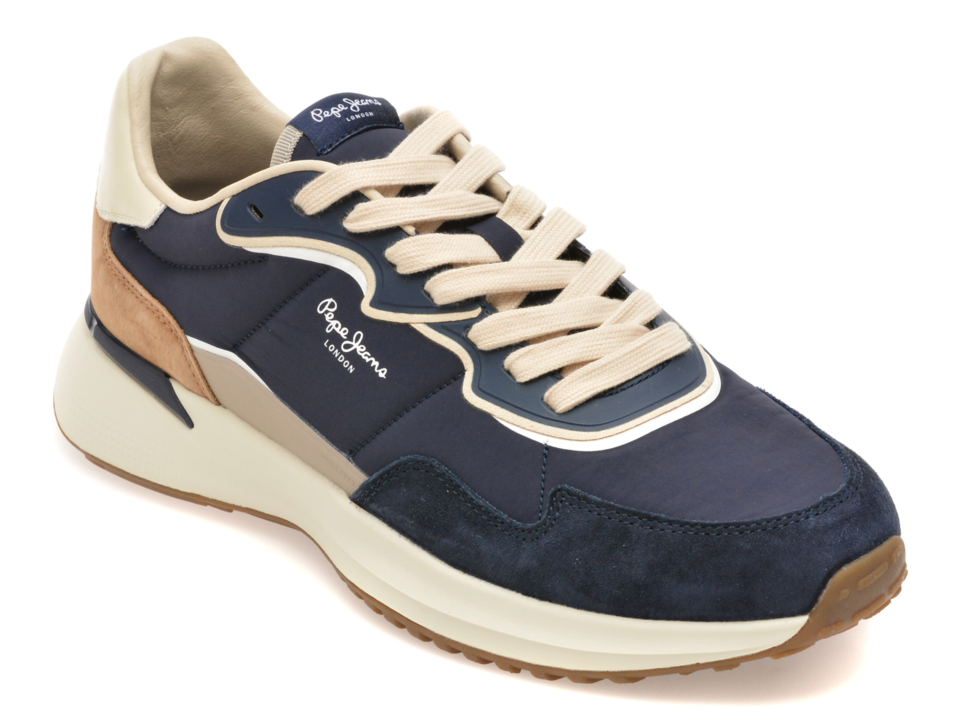 Pantofi sport PEPE JEANS bleumarin, MS60022, din material textil