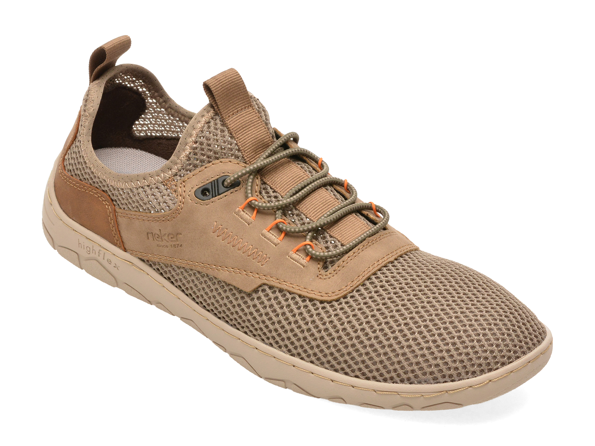 Pantofi sport RIEKER bej, 8365, din material textil
