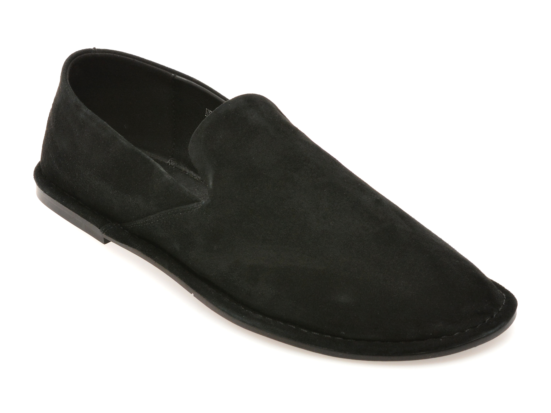 Pantofi EPICA negri, HF1702, din piele intoarsa