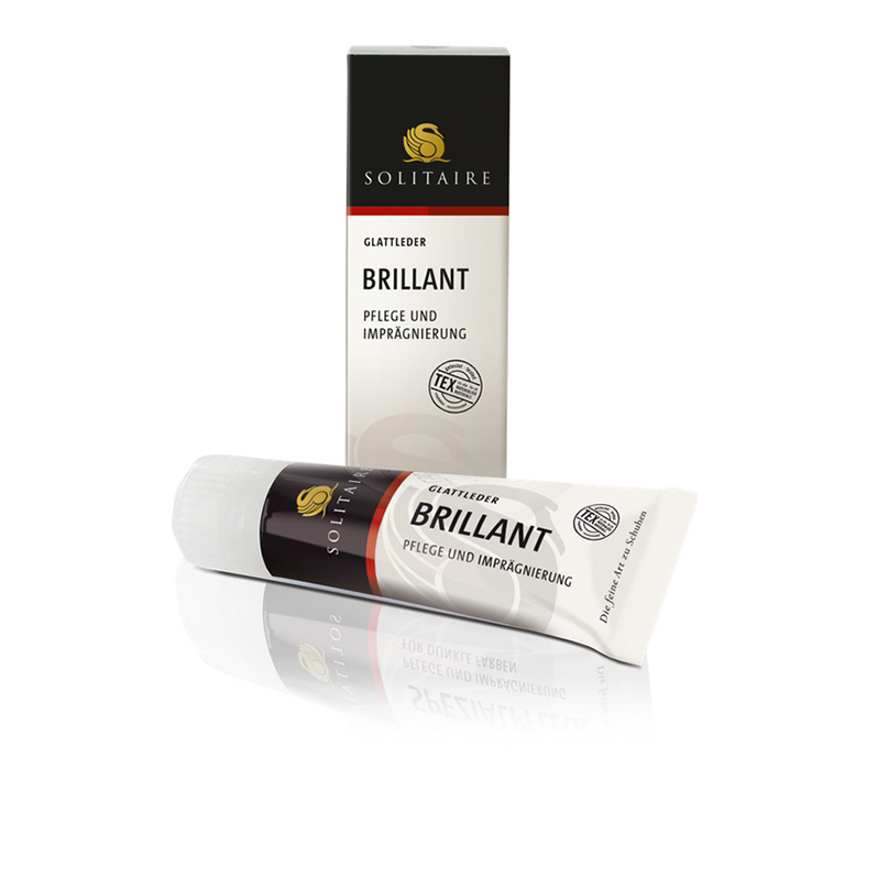 Crema Brillant rosie pentru pantofi, Solitaire