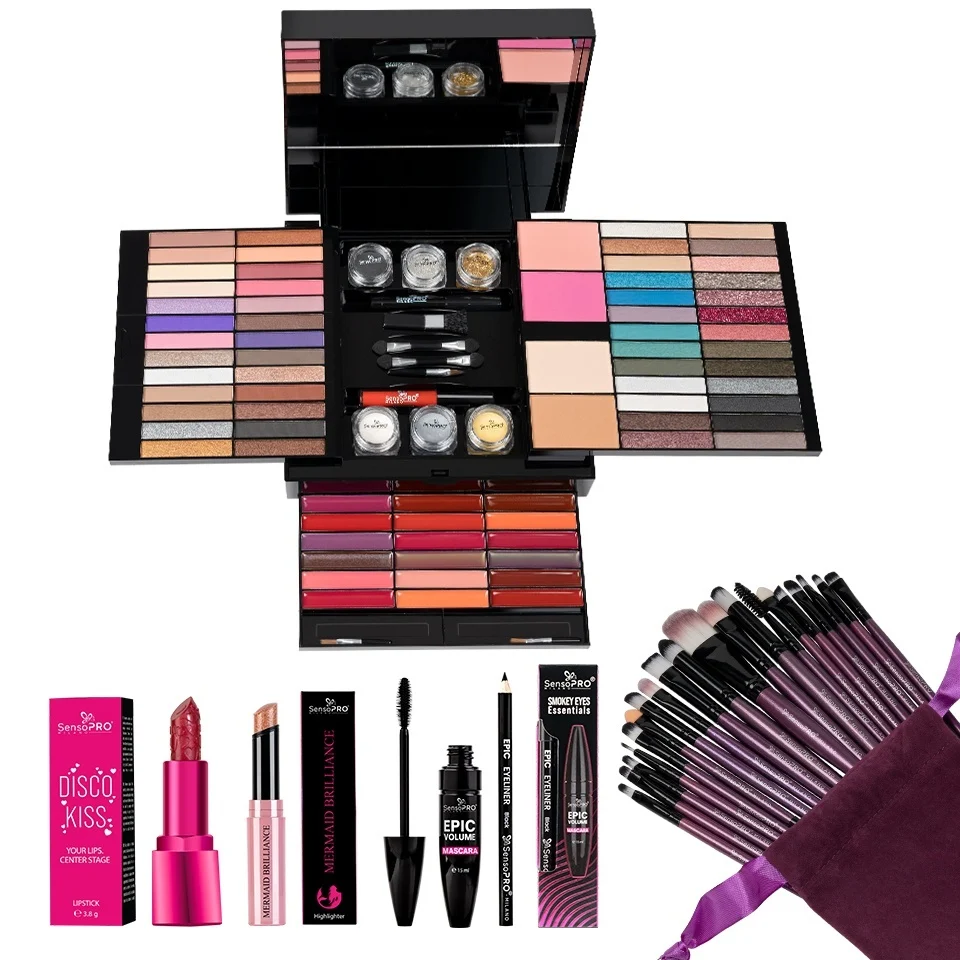Set Machiaj MakeUp Fever SensoPRO Milano + CADOURI