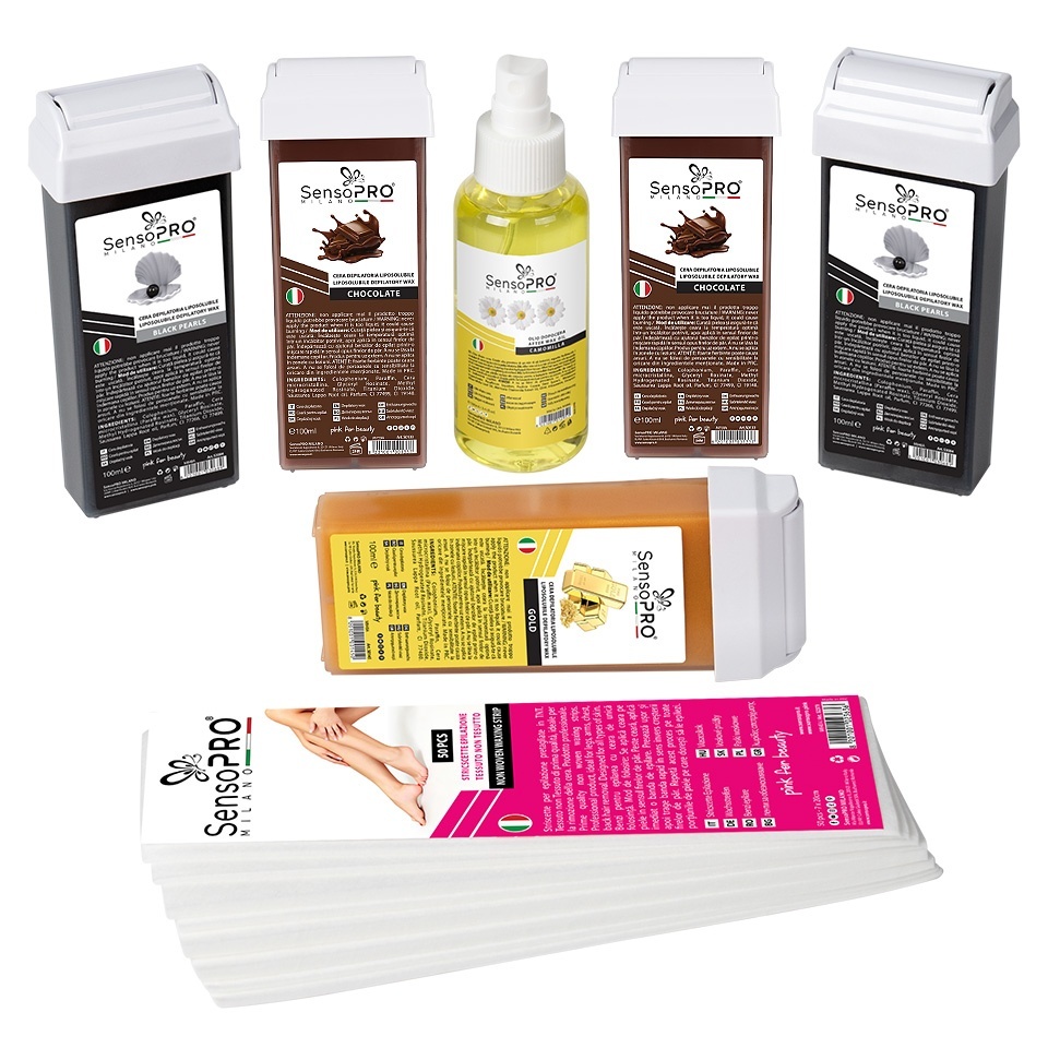 Kit Epilare Ceara Consumabile SensoPRO Milano, Black Pearl