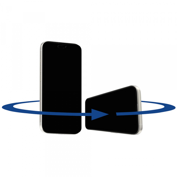 Folie de protectie Ecran Privacy Anank 1X Reinforced 360 pentru Apple iPhone 16 Pro, Sticla Securizata, Full Glue, 2.5D