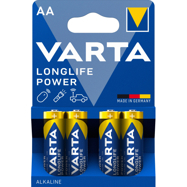 Baterie Varta Longlife Power 4906, AA / LR6, Set 4 bucati