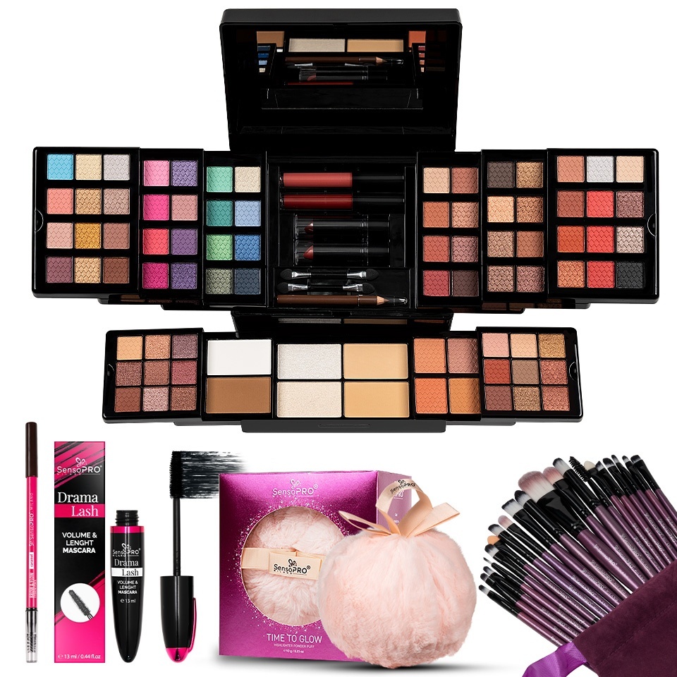 Set Machiaj Glam Box SensoPRO Milano + CADOURI