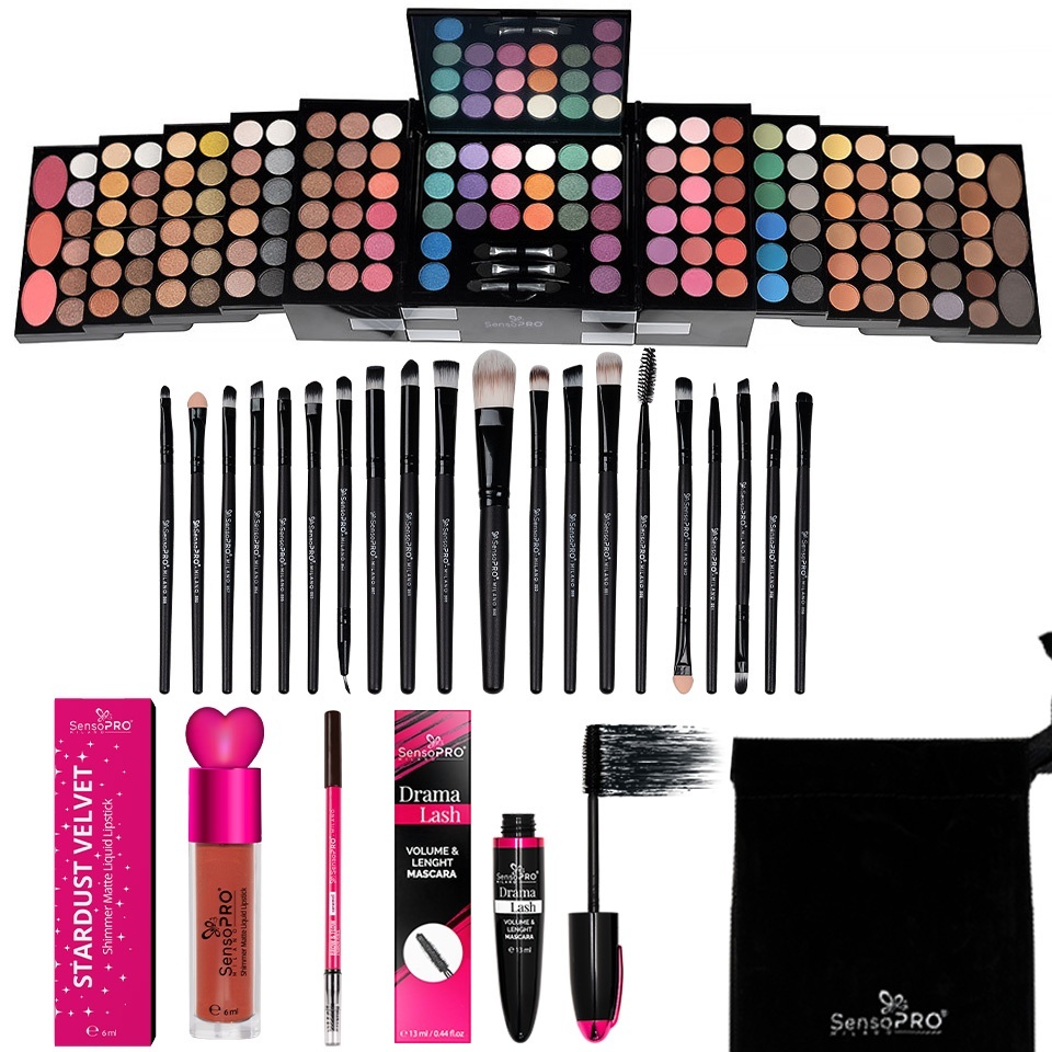 Set Machiaj Ultimate Celebrity SensoPRO Milano + CADOURI