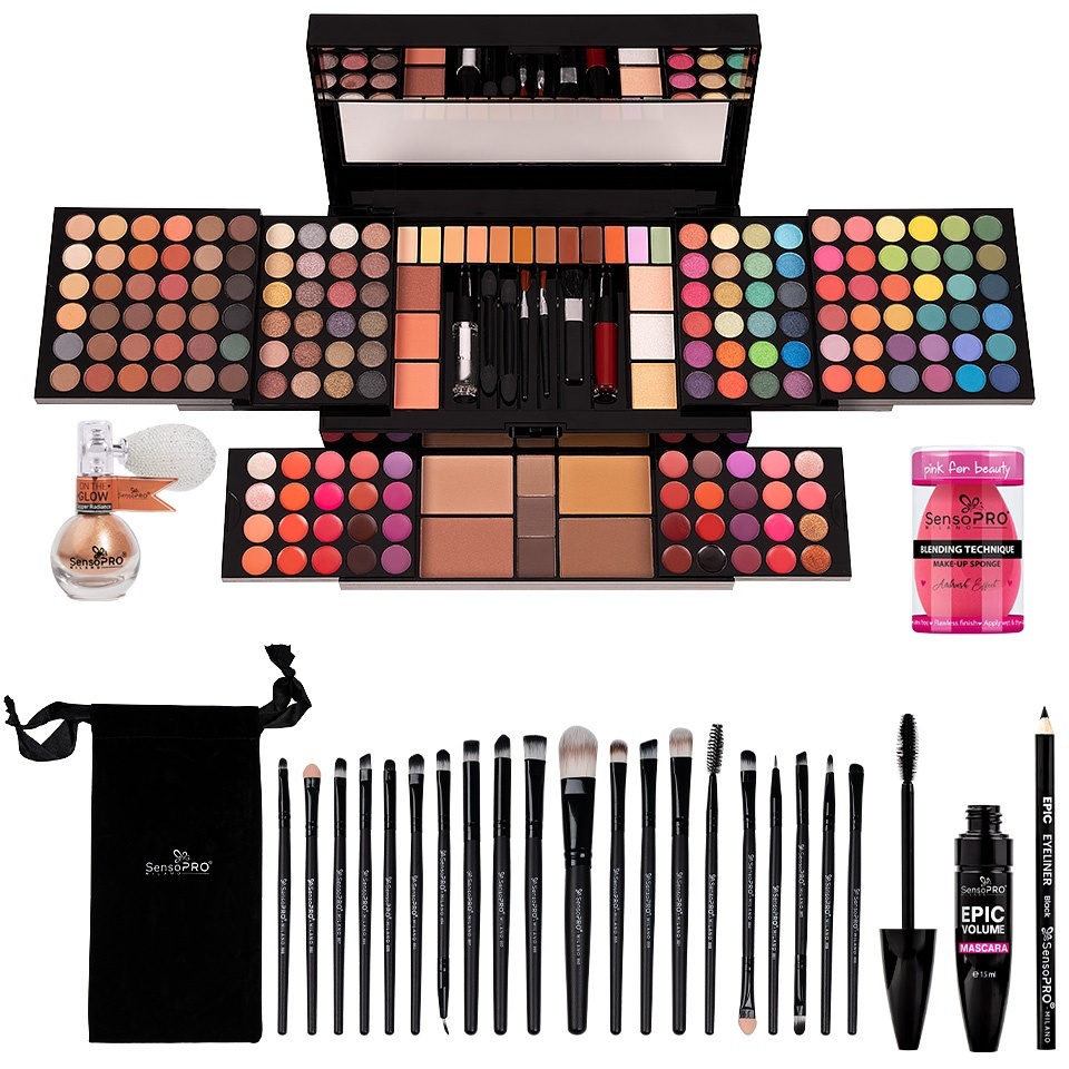 Set Machiaj All for Beauty SensoPRO Milano + CADOURI