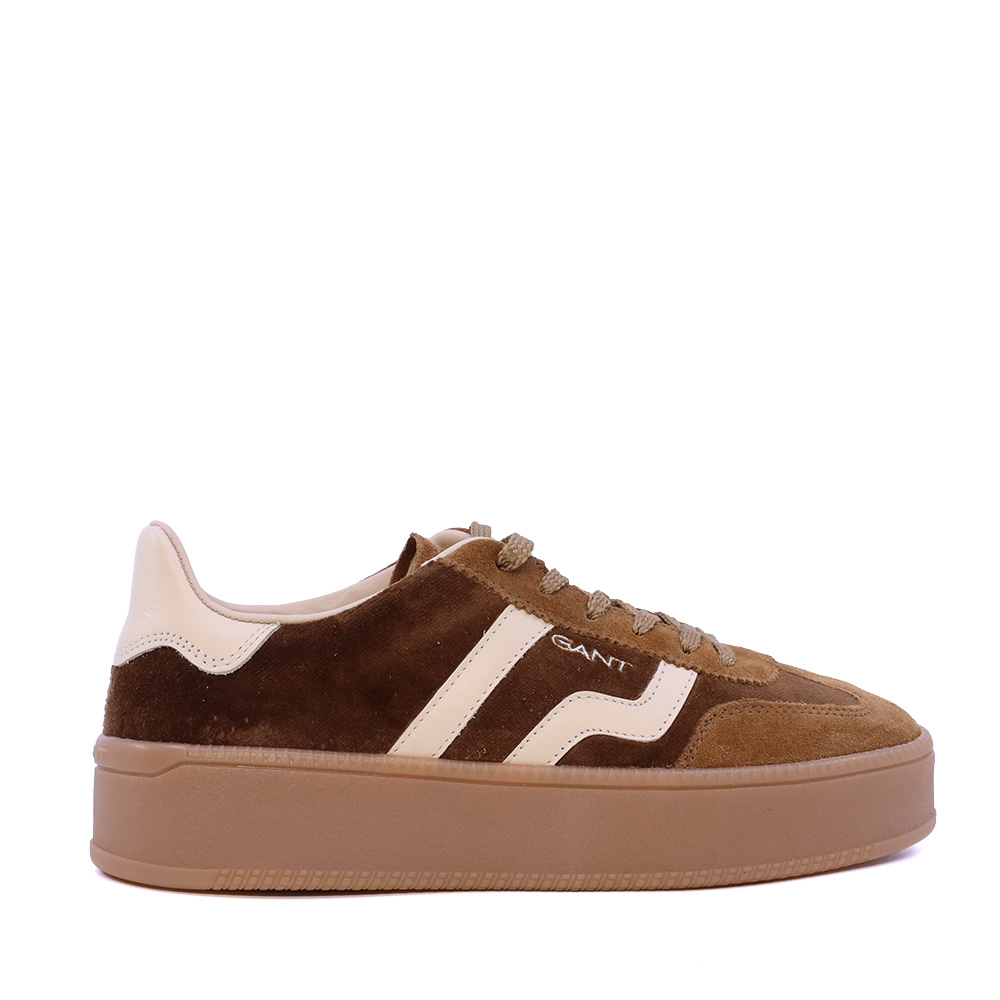 Sneakers femei Gant linia Cuzmani maro  din piele întoarsă 1742DP538354VCO