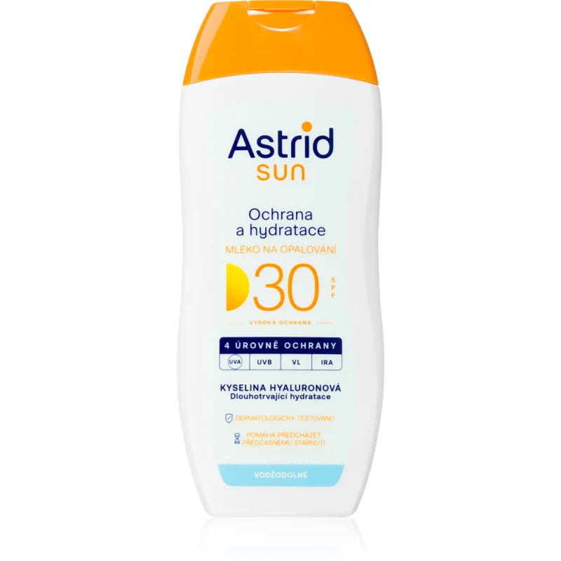 Astrid Sun lotiune pentru bronzat SPF 30 cu o protectie UV ridicata 200 ml
