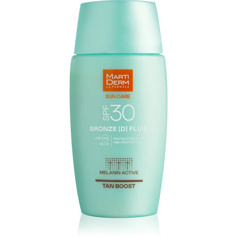 MartiDerm Sun Care Bronze D Fluid fluid pentru fata cu protectie solara mentinerea bronzului SPF 30 50 ml