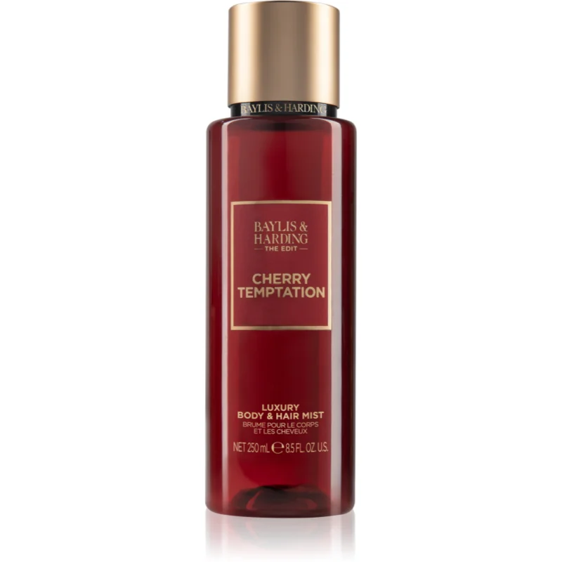 Baylis & Harding The Edit Cherry Temptation spray de corp parfumat pentru femei Cherry, Jasmin & Sandalwood 250 ml
