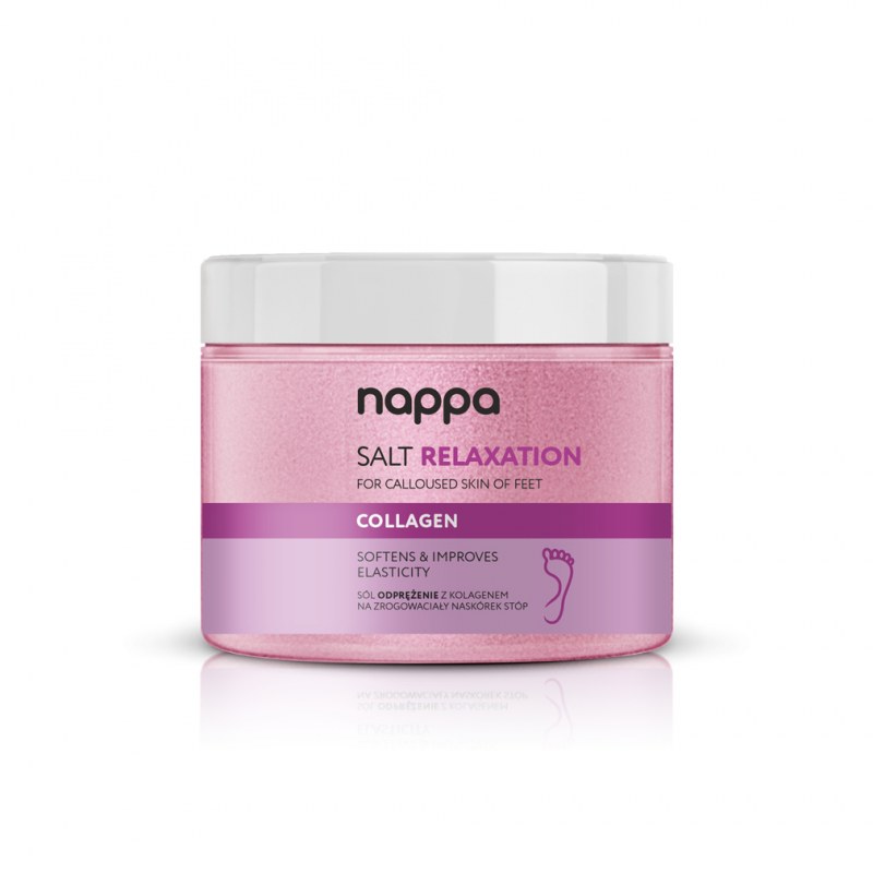 Sare de baie cu lavanda si collagen pentru ingrijirea picioarelor - 400gr - Nappa