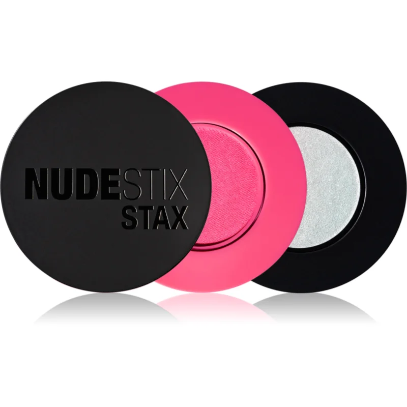 Nudestix Stax Set machiaj multifuncțional pentru ochi, buze și față culoare Pinkglow 2x2.5 g