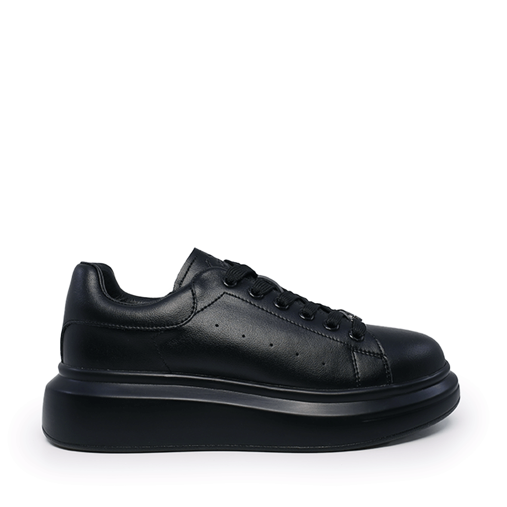 Sneakers Benvenuti negri din piele 3742dp312n
