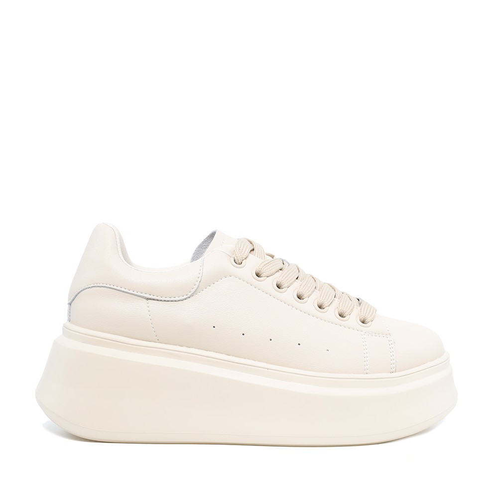 Sneakers femei Benvenuti bej din piele 3742dp002be