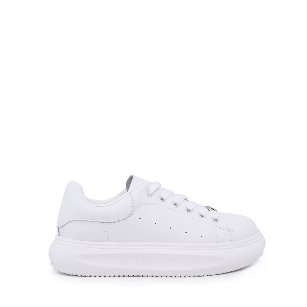 Sneakers copii Benvenuti albi din piele 3791mp319a