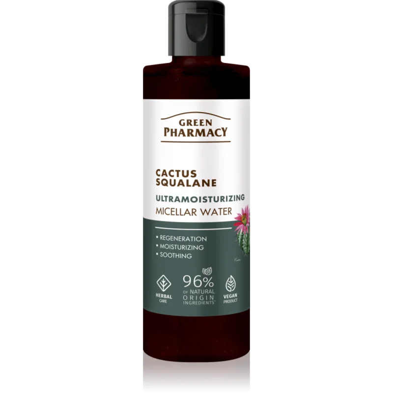 Green Pharmacy Cactus & Squalane Micellar Water apa micelara hidratanta 200 ml