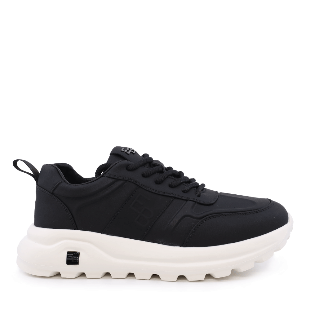Sneaker ușori bărbați Enzo Bertini negri din piele 3661BP806N