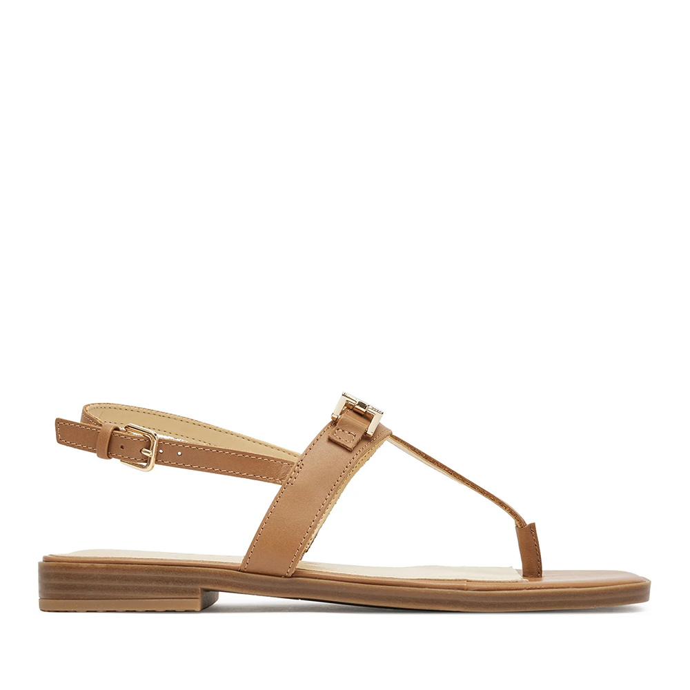 Sandale femei Guess Reality cognac din piele 919DSFLJRELCO