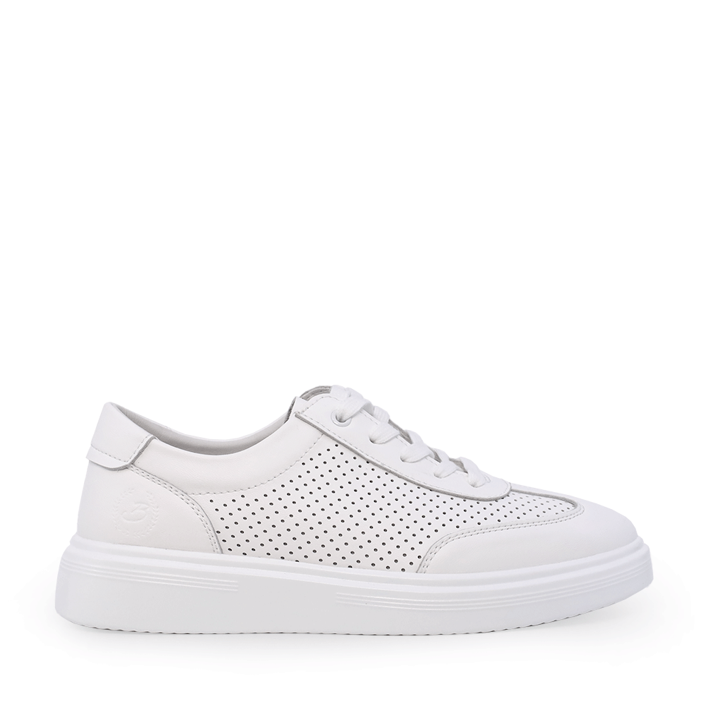 Sneakers femei Benvenuti albi din piele 1991dpf0220a
