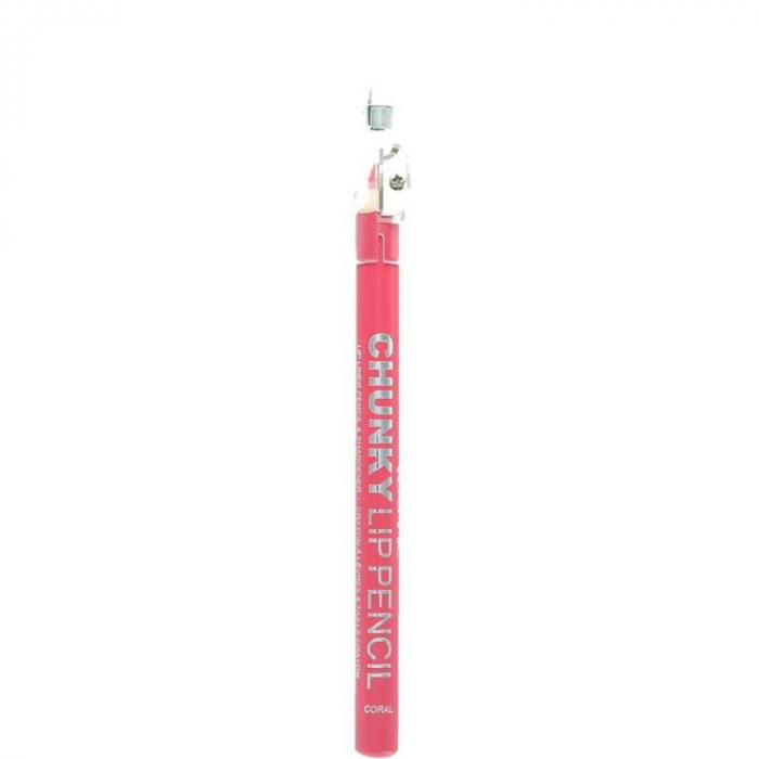 Creion De Buze Technic Chunky Lip Pencil cu ascutitoare, Coral
