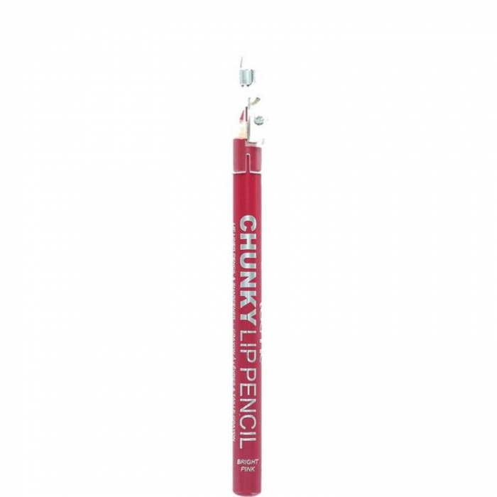Creion De Buze Technic Chunky Lip Pencil cu ascutitoare, Bright Pink