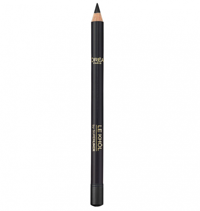 Creion de ochi L Oreal Paris LE KHOL by Superliner, 101 Midnight Black, Negru
