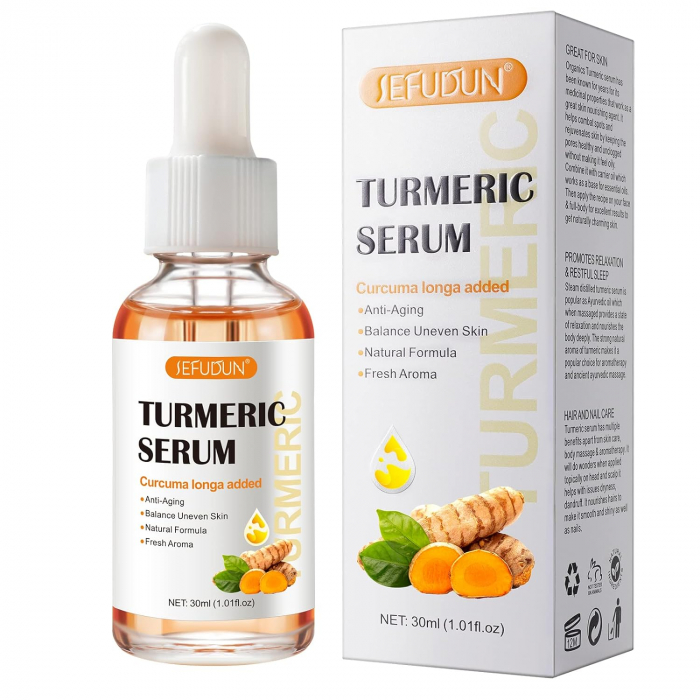 Ser Facial cu Turmeric pentru Pete Pigmentare, Efect Anti-Imbatranire SEFUDUN, 30 ml