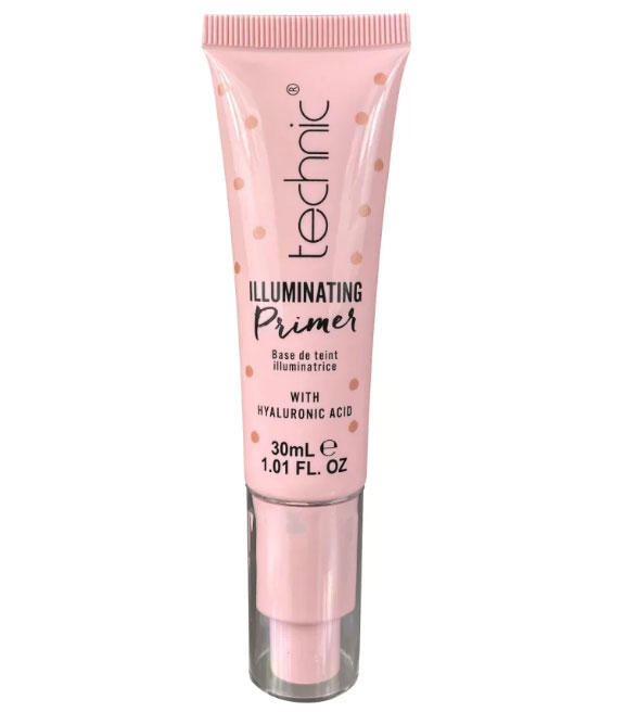 Primer iluminator pentru machiaj cu acid hialuronic Technic, 30 ml