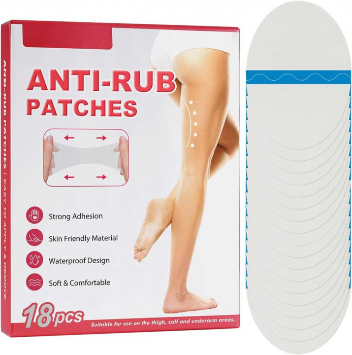 Plasturi Anti-Frecare pentru Corp ,   Unisex, Delicati E i Rezistenti la Apa, Set 18 Bucati