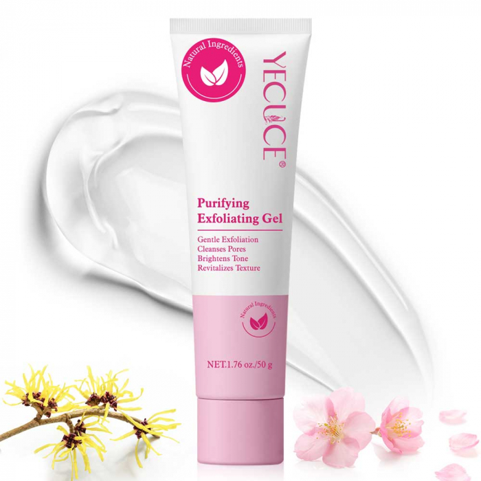 Gel exfoliant cu jojoba, aloe vera E i niacinamide ,   curata porii, 50 g