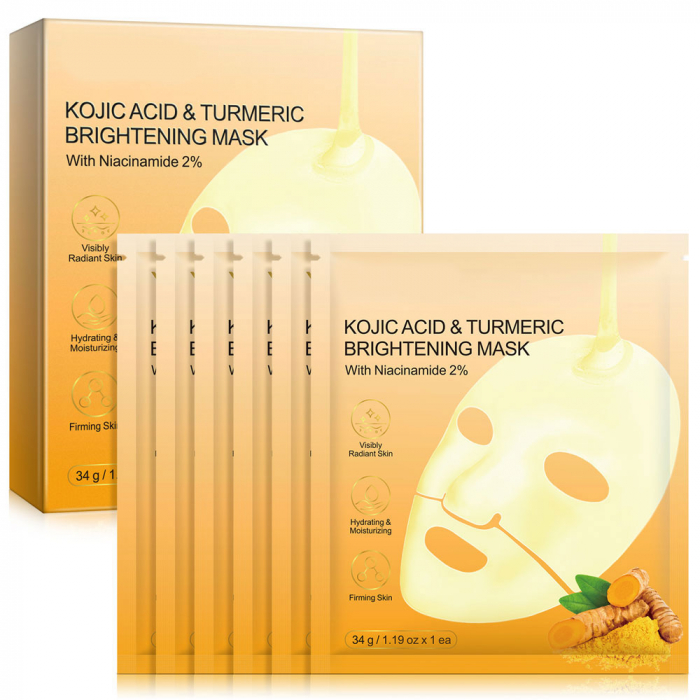 Set 6 MaE ti cu Acid Kojic E i Turmeric ,   Luminozitate  Anti-Rid