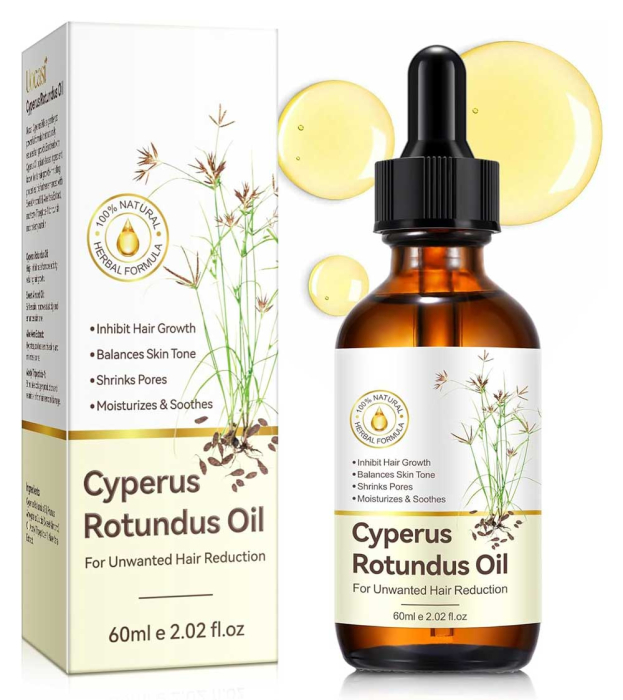 Ulei pentru Reducerea Cresterii Parului Nedorit, Cyperus Rotundus, 60 ml