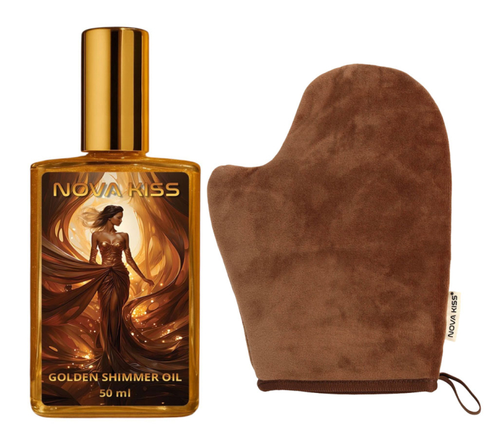 Set pentru Stralucire de Vara NOVA KISS  , Ulei  Manusa