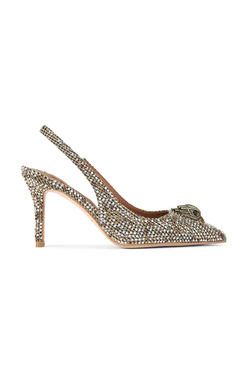 Kurt Geiger London  pantofi cu toc stiletto Belgravia High Sling Beige Comb