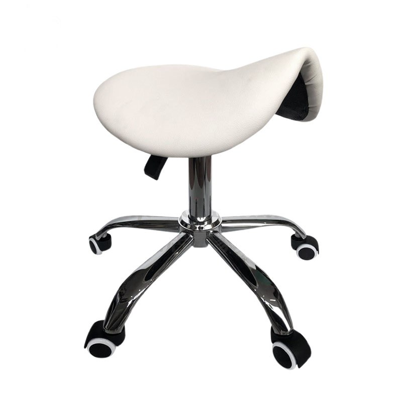 Scaun ergonomic pentru salon - alb