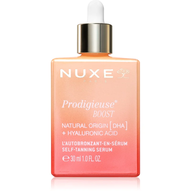 Nuxe Prodigieuse Boost Self-Tanning Serum ser autobronzant pentru fata 30 ml