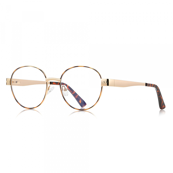 Ochelari De Calculator Dama Techsuit 3175, Anti-Blue Light, Aurii Print