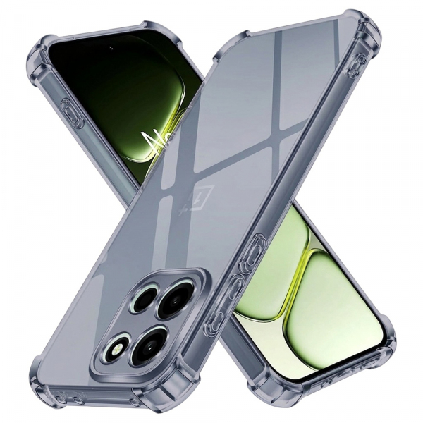 Husa pentru OnePlus Nord 6, Techsuit, Shockproof Clear, Fumurie